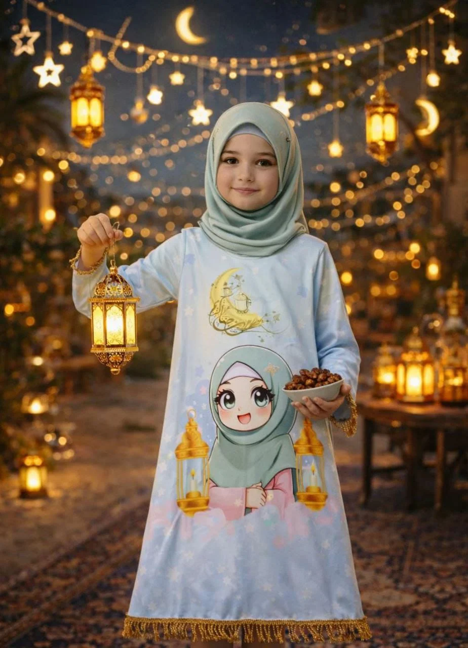 فستان بناتي لرمضان