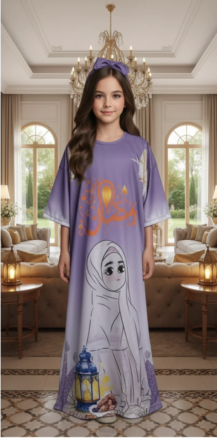 فستان بناتي لرمضان