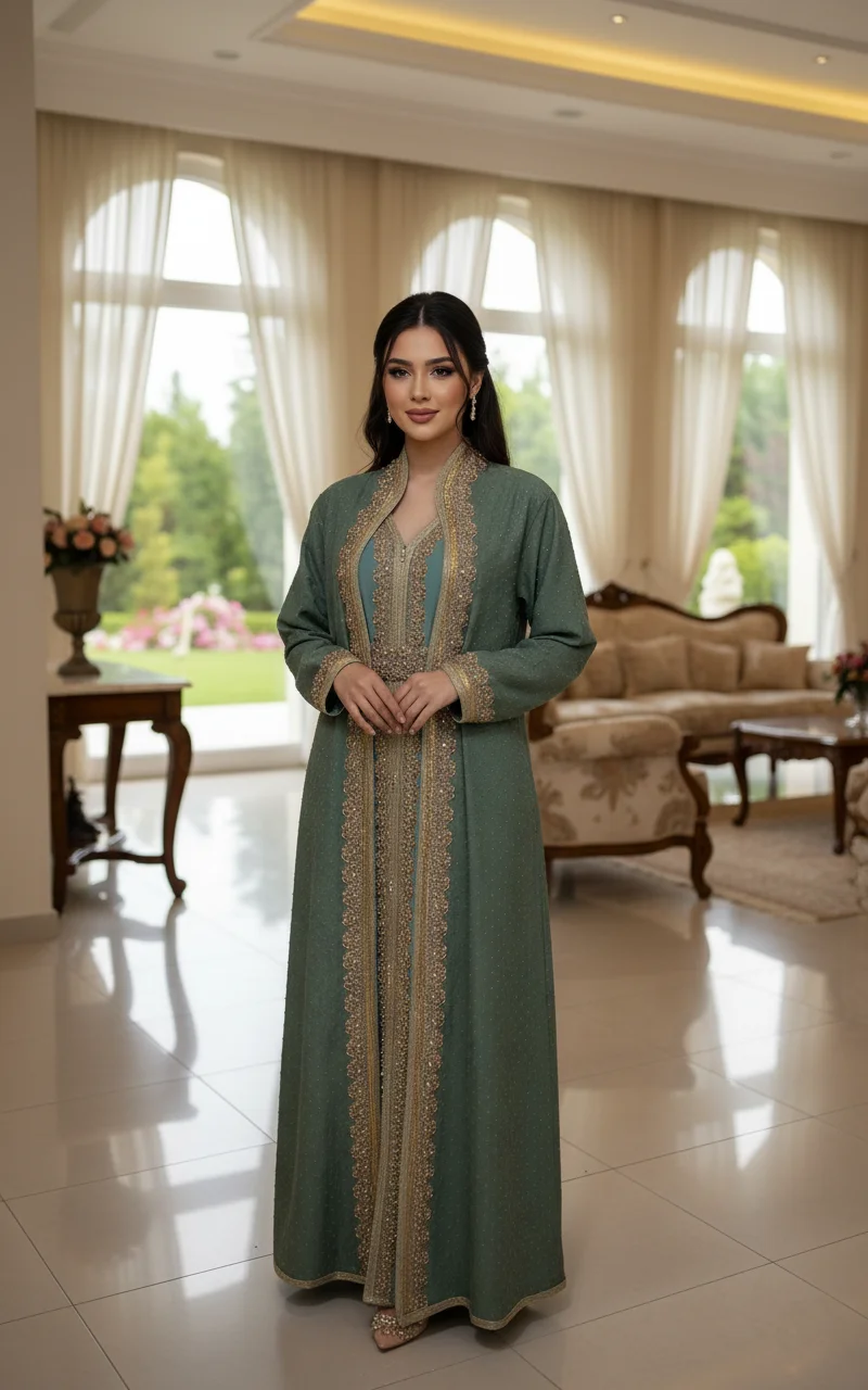 قفطان مغربي – قطعتين
